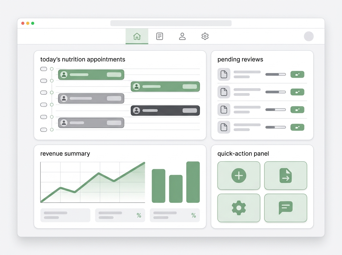 Daily practice dashboard